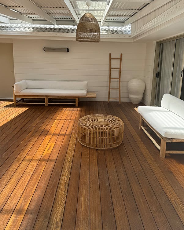 @coastal.hills.haven refreshed deck using Traditional Timber Oil